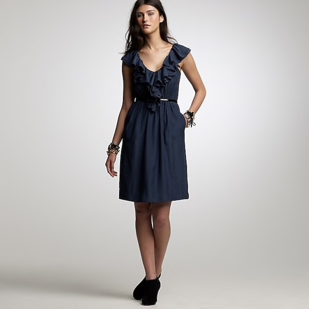 J.Crew Ruffled Evelyn Dress